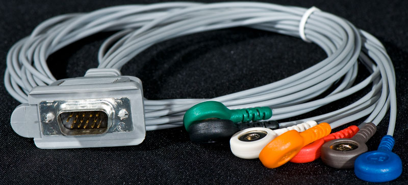 Cable Para grabadora Holter DMS300-3A 7 puntas