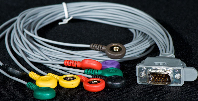 Cable grabadora holter dsm300-4a 1o puntas