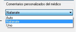 Seleccion reporte personalizado