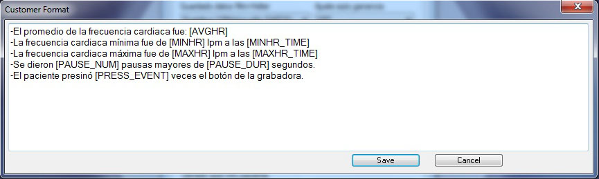 Captura de conslusión personalilzada